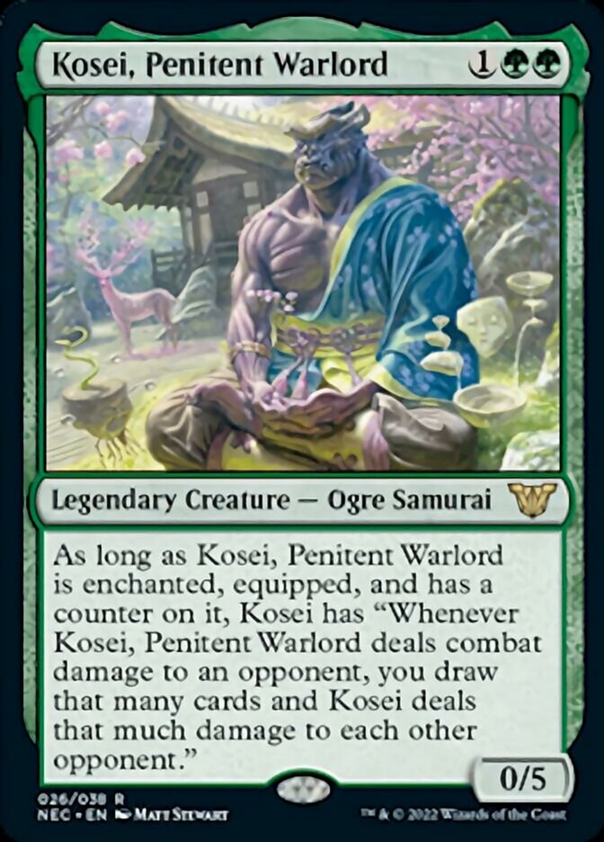 Kosei, Penitent Warlord [Kamigawa: Neon Dynasty Commander] | Galactic Gamez