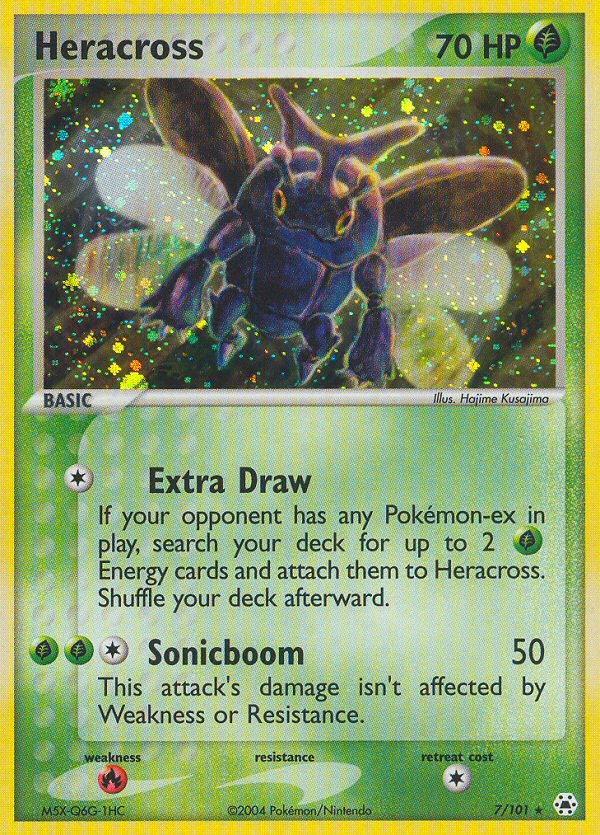 Heracross (7/101) [EX: Hidden Legends] | Galactic Gamez