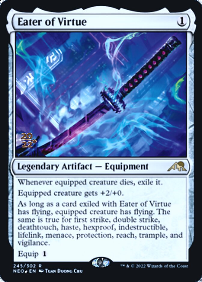 Eater of Virtue [Kamigawa: Neon Dynasty Prerelease Promos] | Galactic Gamez