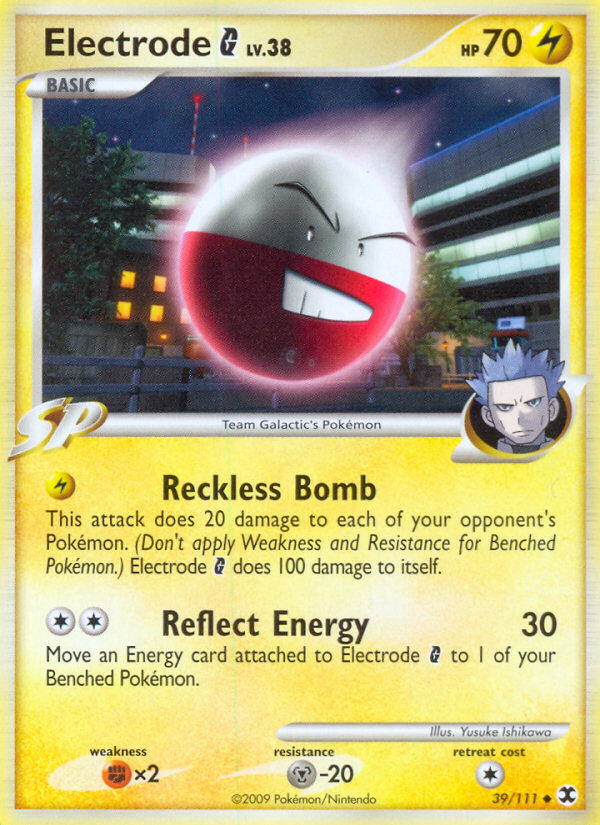 Electrode G (39/111) [Platinum: Rising Rivals] | Galactic Gamez