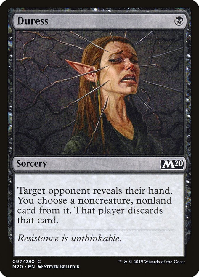 Duress [Core Set 2020] | Galactic Gamez