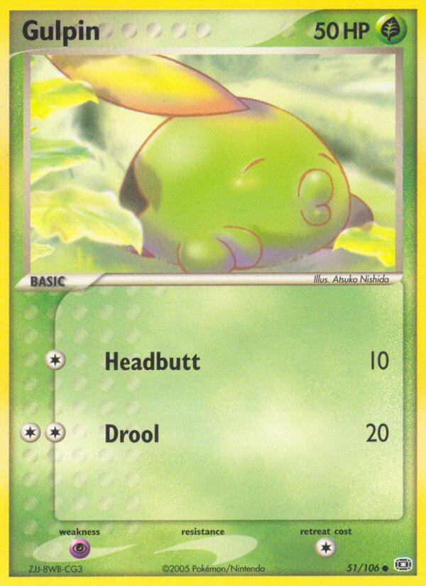 Gulpin (51/106) [EX: Emerald] | Galactic Gamez