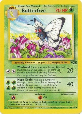 Butterfree (33/64) [Jungle Unlimited] | Galactic Gamez