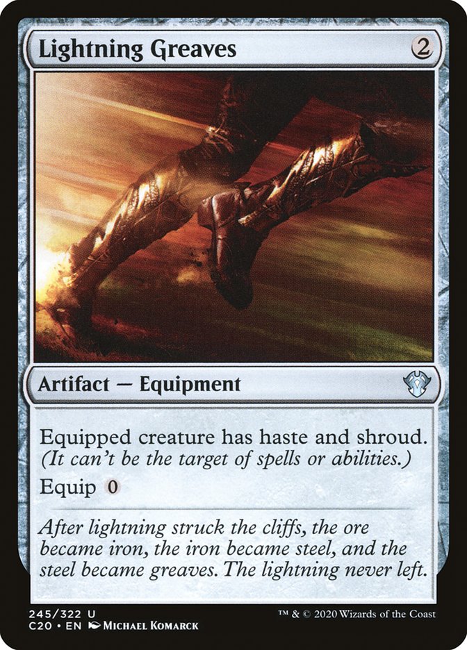 Lightning Greaves [Commander 2020] | Galactic Gamez