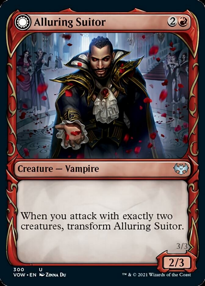 Alluring Suitor // Deadly Dancer (Showcase Fang Frame) [Innistrad: Crimson Vow] | Galactic Gamez