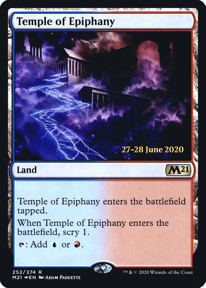 Temple of Epiphany  [Core Set 2021 Prerelease Promos] | Galactic Gamez