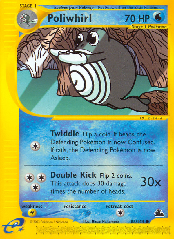 Poliwhirl (88/144) [Skyridge] | Galactic Gamez