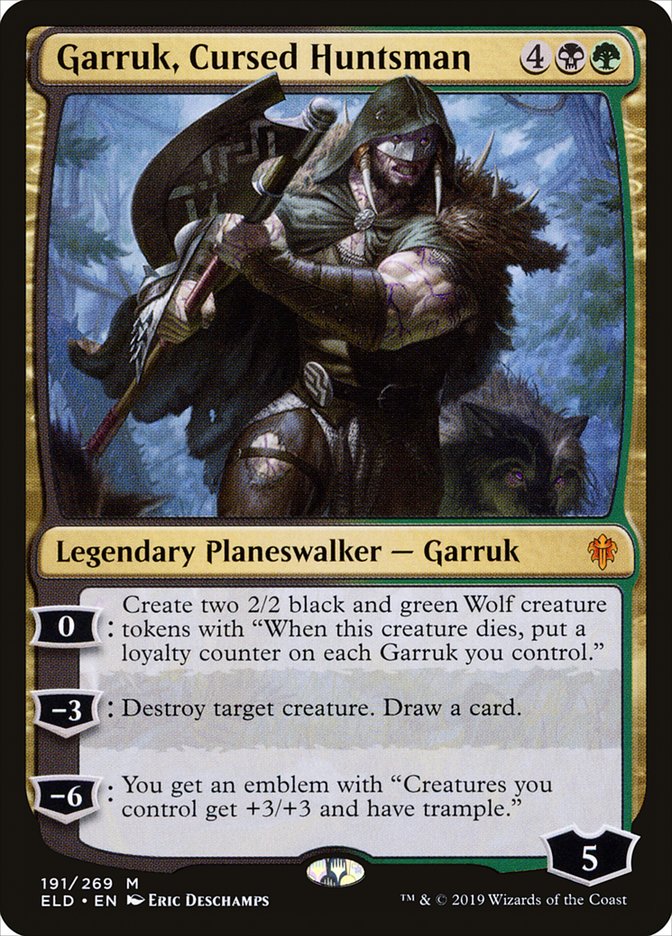 Garruk, Cursed Huntsman [Throne of Eldraine] | Galactic Gamez