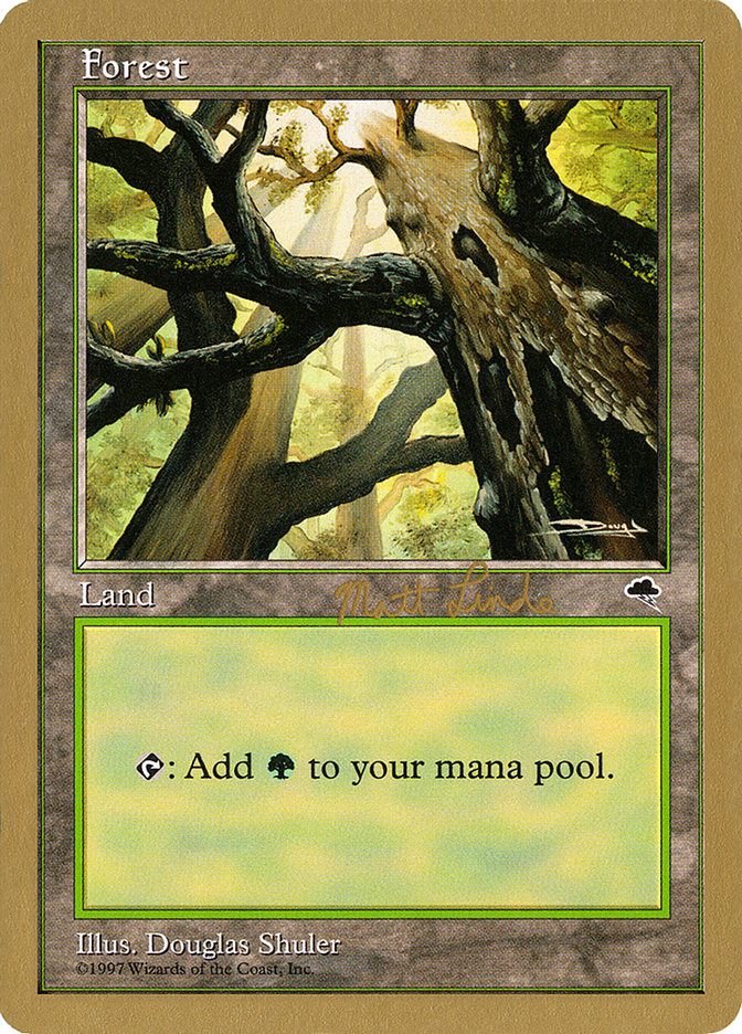 Forest (ml347a) (Matt Linde) [World Championship Decks 1999] | Galactic Gamez
