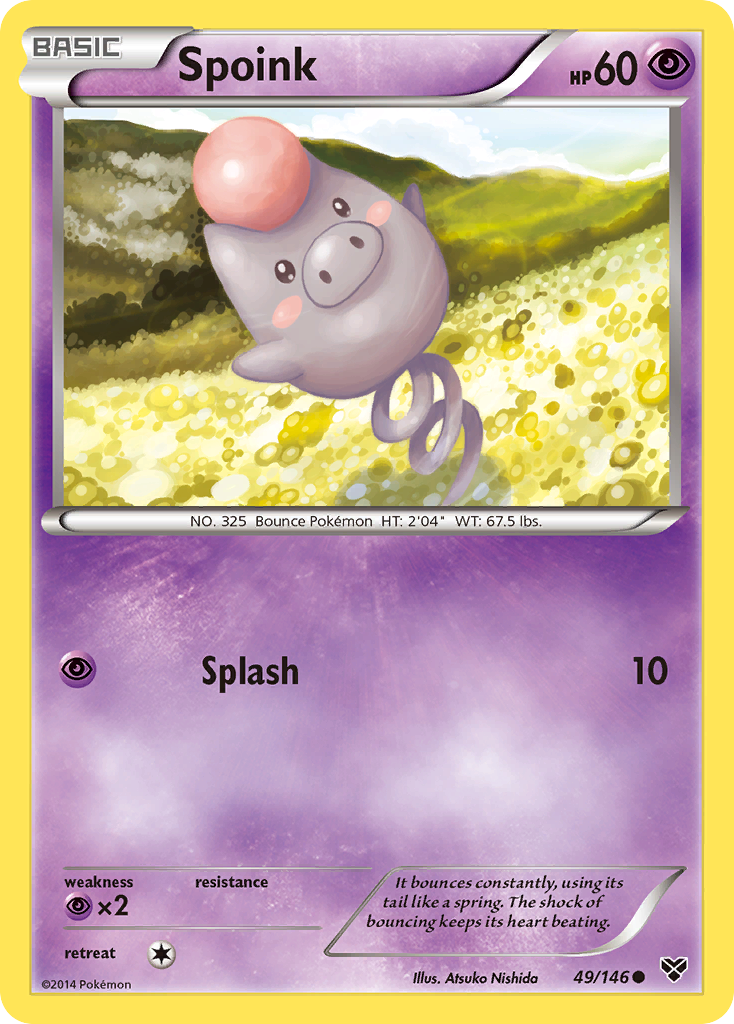 Spoink (49/146) [XY: Base Set] | Galactic Gamez