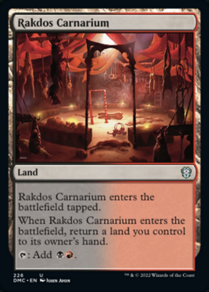 Rakdos Carnarium [Dominaria United Commander] | Galactic Gamez