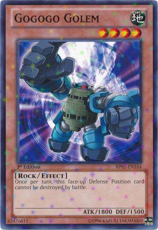 Gogogo Golem [BP01-EN164] Starfoil Rare | Galactic Gamez