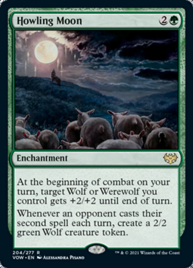 Howling Moon [Innistrad: Crimson Vow] | Galactic Gamez