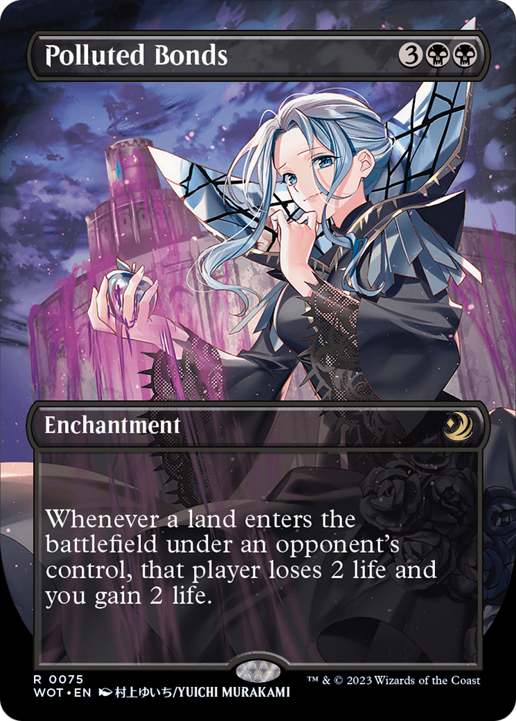 Polluted Bonds (Anime Borderless) [Wilds of Eldraine: Enchanting Tales] | Galactic Gamez