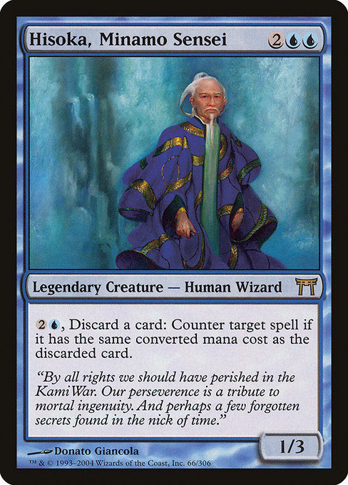 Hisoka, Minamo Sensei [Champions of Kamigawa] | Galactic Gamez