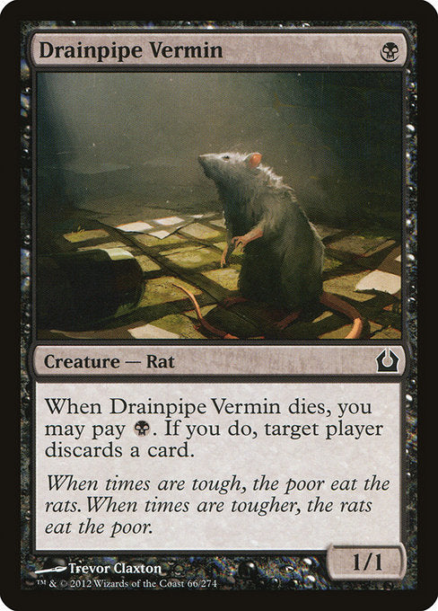 Drainpipe Vermin [Return to Ravnica] | Galactic Gamez