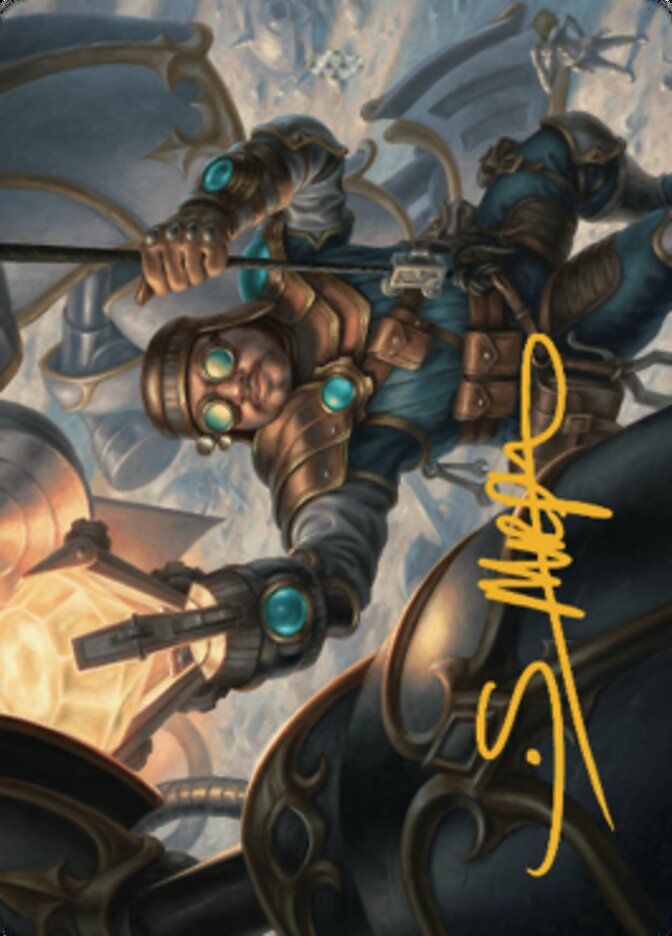 Powerstone Engineer Art Card (Gold-Stamped Signature) [The Brothers' War Art Series] | Galactic Gamez