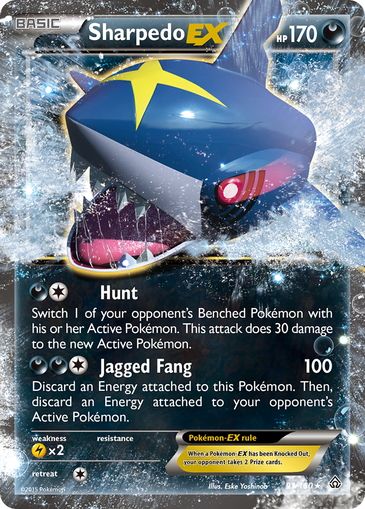 Sharpedo EX (91/160) [XY: Primal Clash] | Galactic Gamez