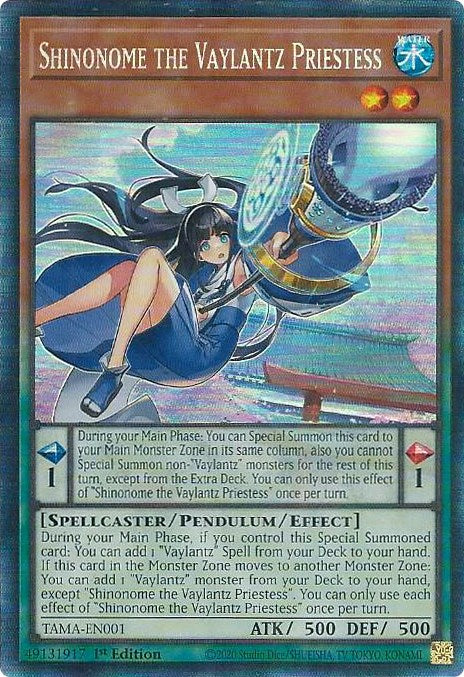 Shinonome the Vaylantz Priestess [TAMA-EN001] Collector's Rare | Galactic Gamez