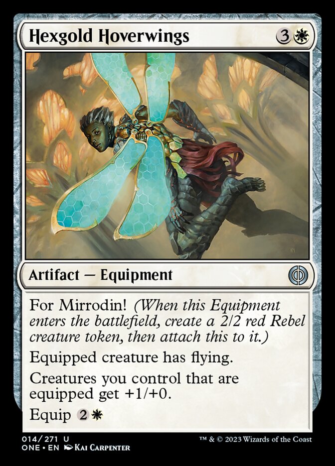 Hexgold Hoverwings [Phyrexia: All Will Be One] | Galactic Gamez