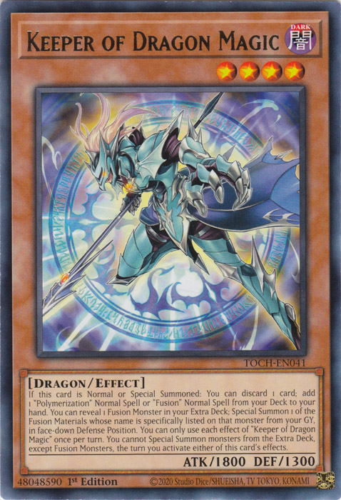 Keeper of Dragon Magic [TOCH-EN041] Rare | Galactic Gamez