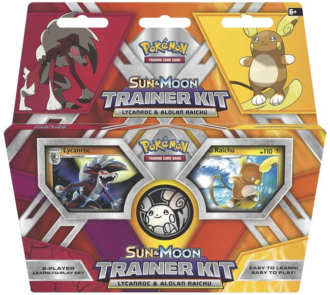Pokémon TCG: Sun & Moon Trainer Kit—Lycanroc & Alolan Raichu | Galactic Gamez