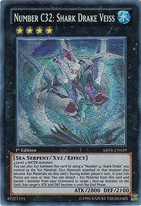 Number C32: Shark Drake Veiss (UTR) [ABYR-EN039] Ultimate Rare | Galactic Gamez