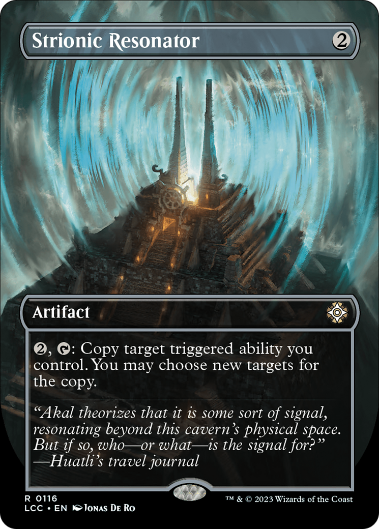 Strionic Resonator (Borderless) [The Lost Caverns of Ixalan Commander] | Galactic Gamez