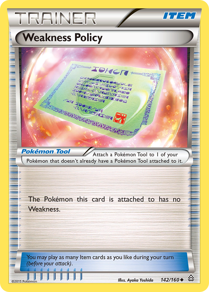 Weakness Policy (142/160) [XY: Primal Clash] | Galactic Gamez