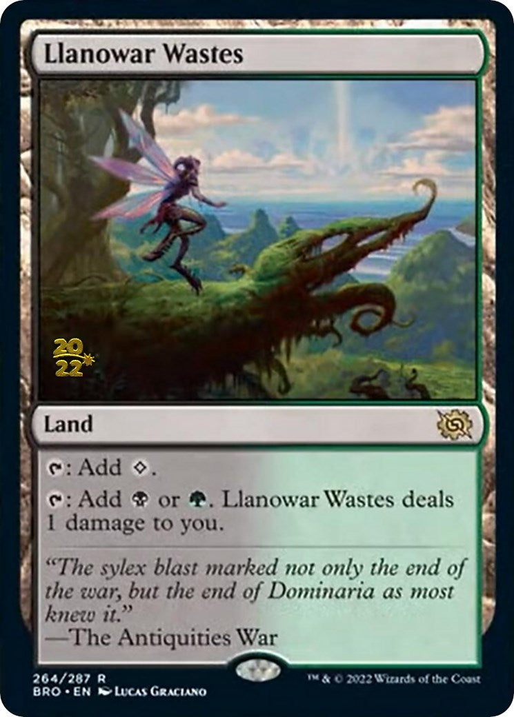 Llanowar Wastes [The Brothers' War: Prerelease Promos] | Galactic Gamez