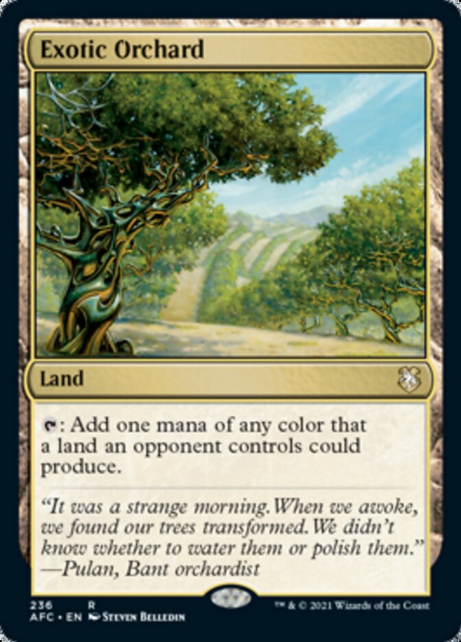 Exotic Orchard [Dungeons & Dragons: Adventures in the Forgotten Realms Commander] | Galactic Gamez