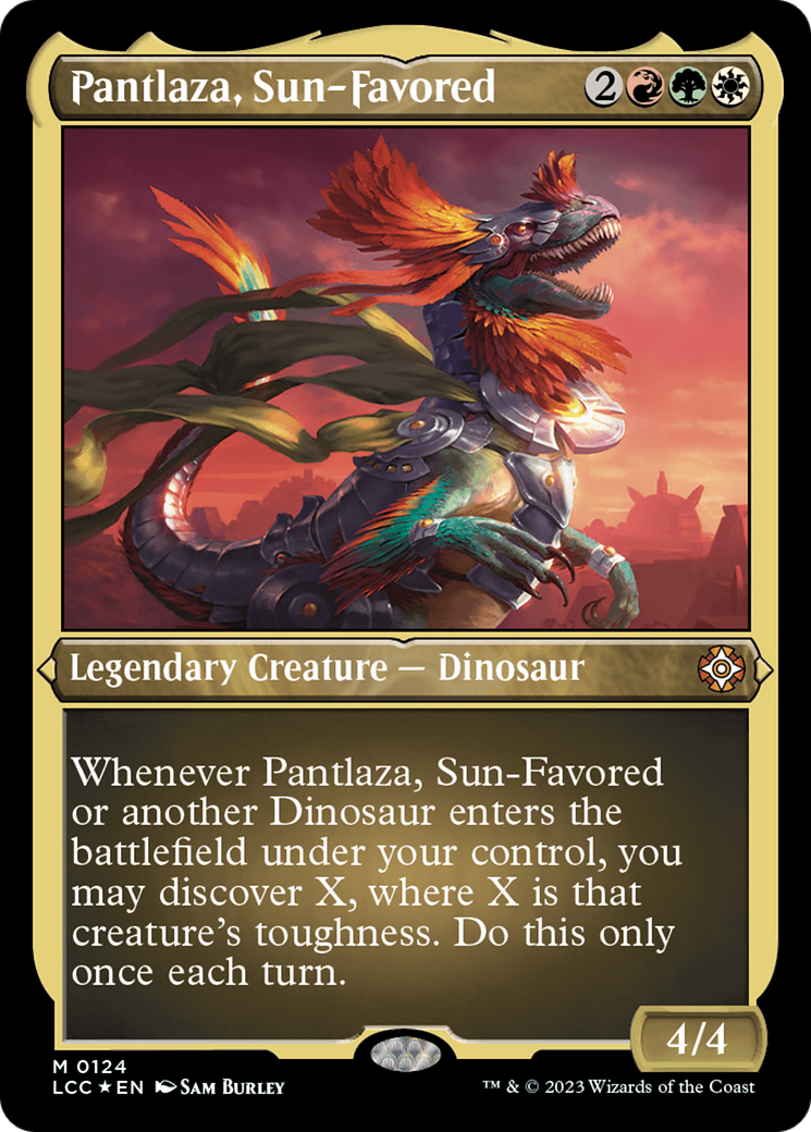 Pantlaza, Sun-Favored (Display Commander) [The Lost Caverns of Ixalan Commander] | Galactic Gamez