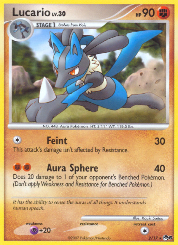 Lucario (2/17) [POP Series 6] | Galactic Gamez