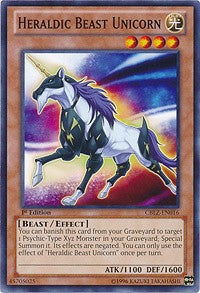 Heraldic Beast Unicorn [CBLZ-EN016] Common | Galactic Gamez