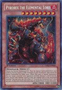 Pyrorex the Elemental Lord [CBLZ-EN040] Secret Rare | Galactic Gamez