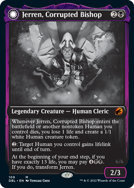 Jerren, Corrupted Bishop // Ormendahl, the Corrupted [Innistrad: Double Feature] | Galactic Gamez