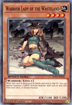 Warrior Lady of the Wasteland [SGX1-ENE05] Common | Galactic Gamez