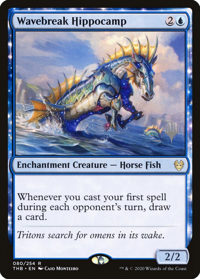 Wavebreak Hippocamp (Promo Pack) [Theros Beyond Death Promos] | Galactic Gamez