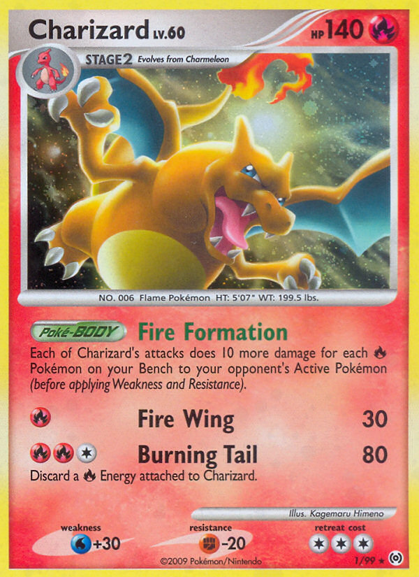 Charizard (1/99) [Platinum: Arceus] | Galactic Gamez