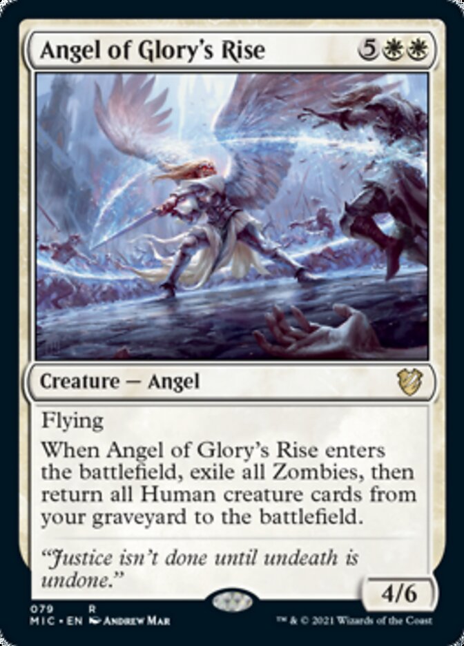 Angel of Glory's Rise [Innistrad: Midnight Hunt Commander] | Galactic Gamez