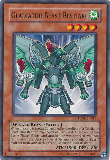 Gladiator Beast Bestiari [TU01-EN016] Common | Galactic Gamez