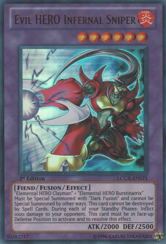 Evil HERO Infernal Sniper [LCGX-EN071] Ultra Rare | Galactic Gamez