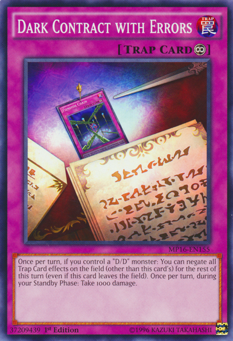 Dark Contract with Errors [MP16-EN155] Common | Galactic Gamez