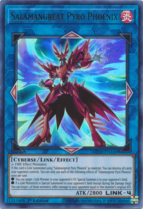 Salamangreat Pyro Phoenix [MP20-EN169] Ultra Rare | Galactic Gamez