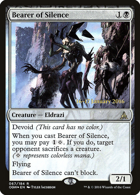 Bearer of Silence [Oath of the Gatewatch Promos] | Galactic Gamez