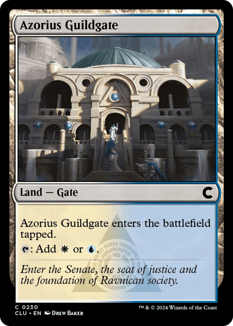 Azorius Guildgate [Ravnica: Clue Edition] | Galactic Gamez