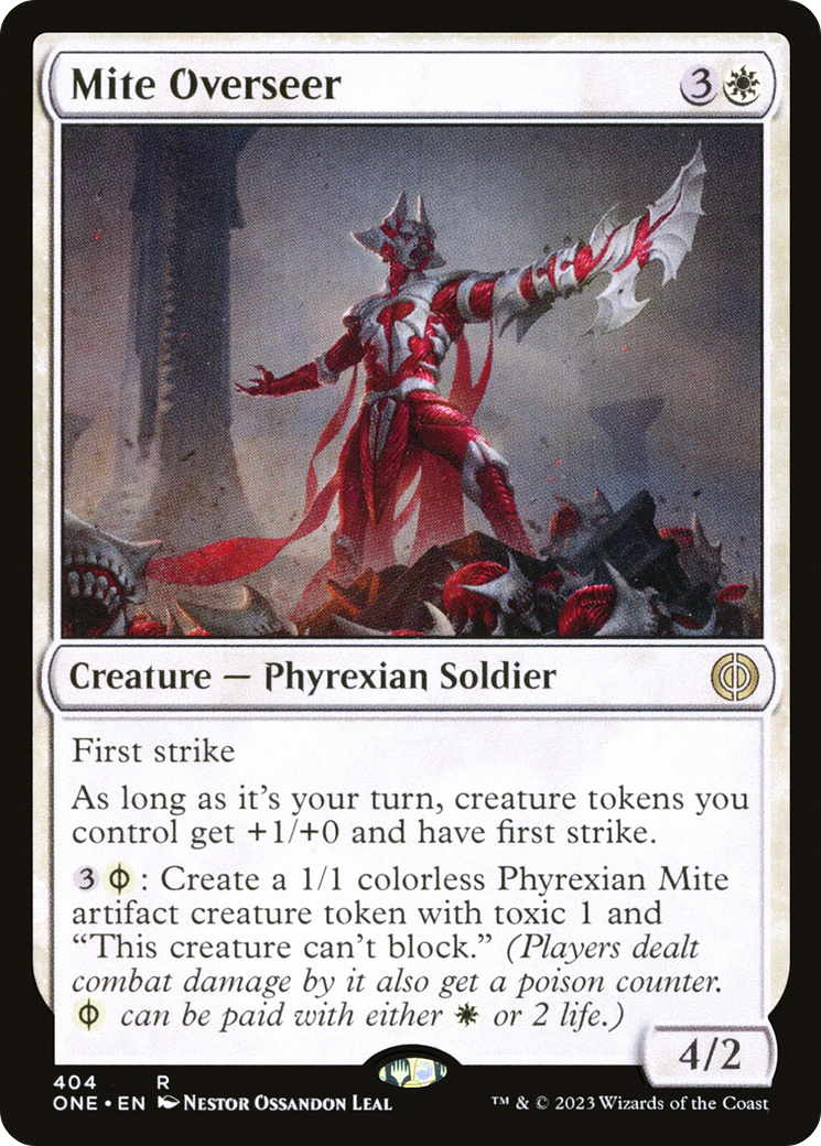 Mite Overseer [Phyrexia: All Will Be One] | Galactic Gamez