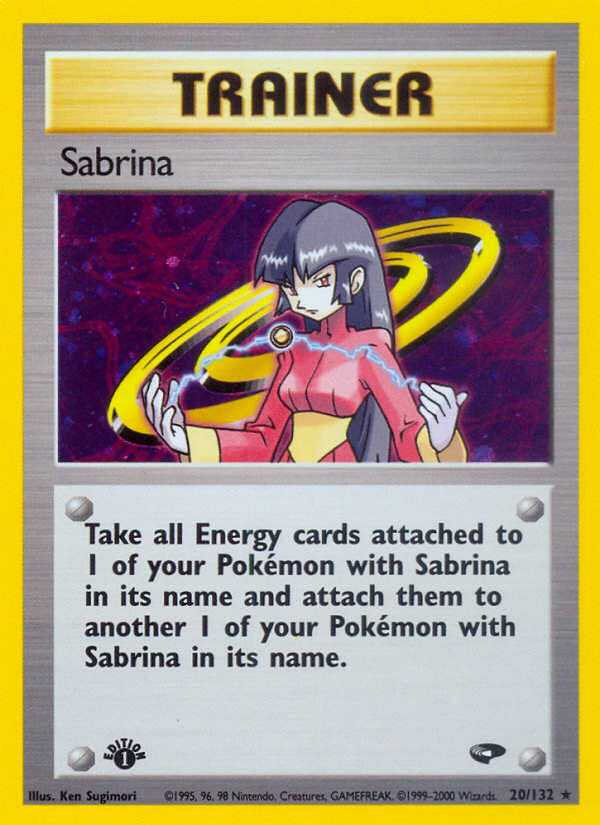 Sabrina (20/132) [Gym Challenge 1st Edition] | Galactic Gamez