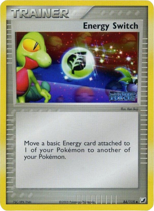 Energy Switch (84/115) (Stamped) [EX: Unseen Forces] | Galactic Gamez