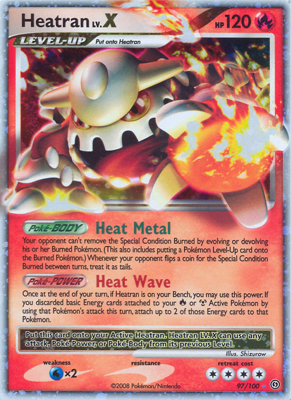 Heatran LV.X (97/100) [Diamond & Pearl: Stormfront] | Galactic Gamez